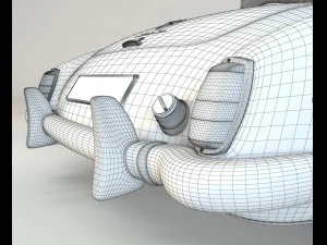 mercedes 190sl coupe 3D Model