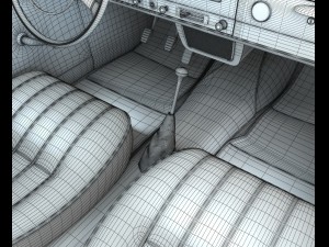 mercedes 190sl coupe Modello 3D