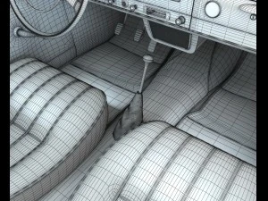 mercedes 190sl coupe 3D Model