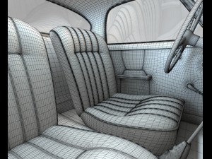 mercedes 190sl coupe Modello 3D