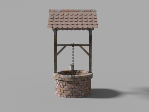 medieval well 3D 모델