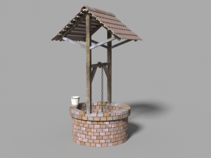 medieval well 3D 모델