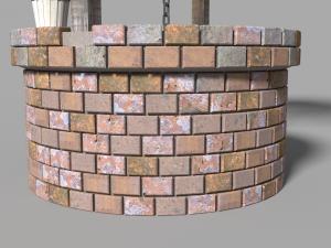 medieval well 3D 모델