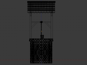 medieval well 3D 모델
