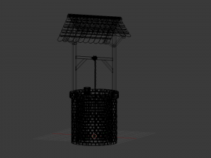 medieval well 3D 모델