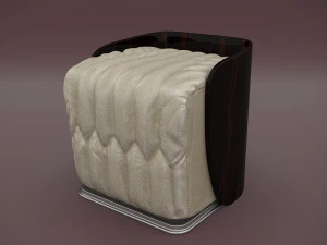 bedroom pouff 3D Model