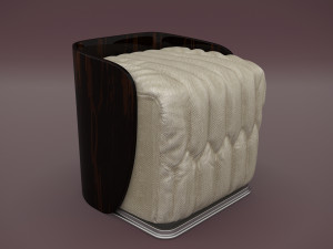 bedroom pouff 3D Модель