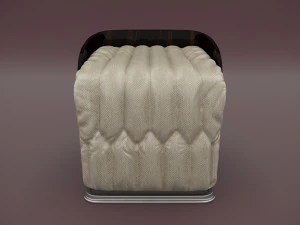 bedroom pouff 3D Model