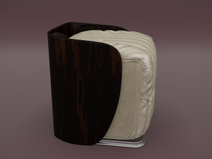 bedroom pouff 3D Модель