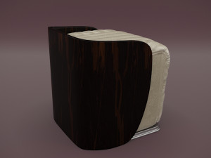 bedroom pouff 3D Модель