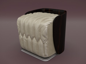 bedroom pouff 3D Модель