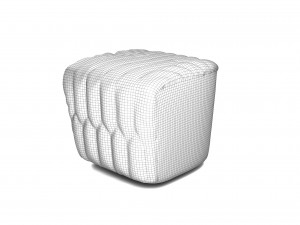 bedroom pouff 3D Модель