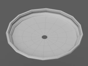 round small table 3D Model