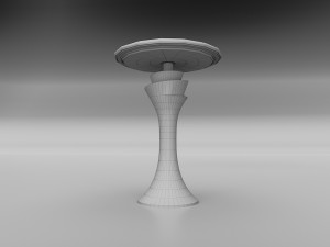 round small table 3D Model