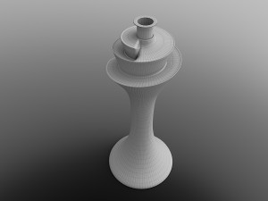 round small table 3D Model