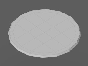 round small table 3D Model