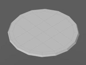 round small table 3D Model