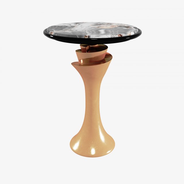 round small table 3D Model .c4d .max .obj .3ds .fbx .stl .blend 