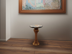 round small table 3D Model