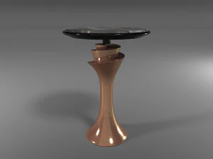 round small table 3D Model