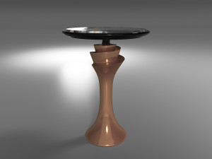 round small table 3D Model