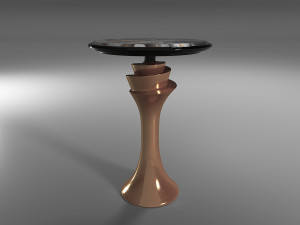 round small table 3D Model