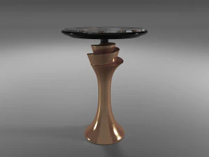 round small table 3D Model