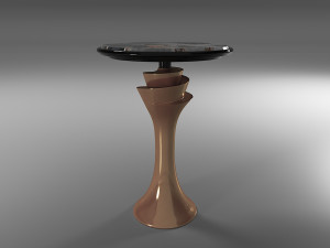 round small table 3D Model