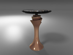 round small table 3D Model