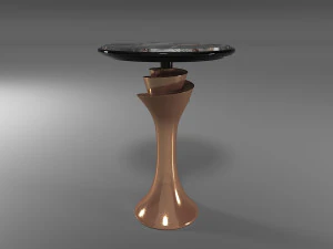 round small table 3D Model