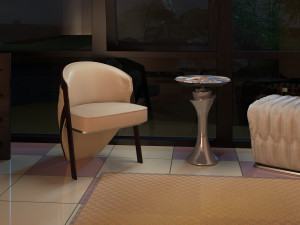 round small table 3D Model