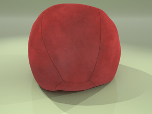 armchair leather bean bag Modello 3D