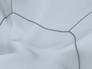 armchair leather bean bag 3D Model