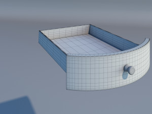 round table wood varnish 3D Model