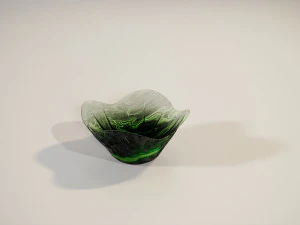 vase metall and glass v1 3D Model