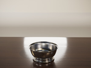 vase metall and glass v1 3D मॉडल