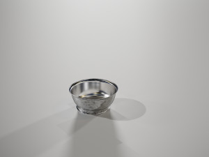 vase metall and glass v1 3D मॉडल