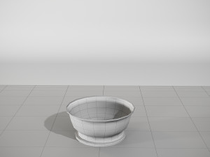 vase metall and glass v1 3D मॉडल