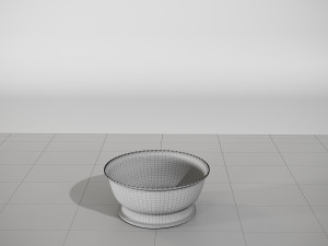 vase metall and glass v1 3D मॉडल