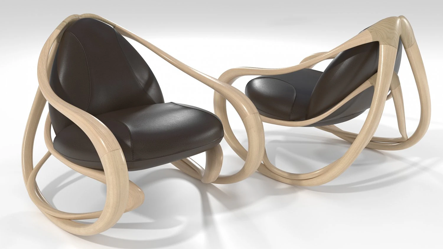rocking armchair move-lw-brl 3D Model .c4d .max .obj .3ds .fbx .stl .blend 
