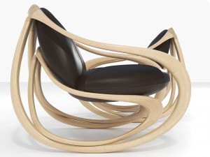 rocking armchair move-lw-brl 3D मॉडल