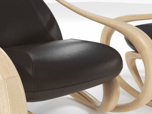 rocking armchair move-lw-brl 3D मॉडल
