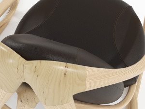 rocking armchair move-lw-brl 3D मॉडल