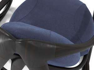 rocking armchair move-drw-blv 3D Model