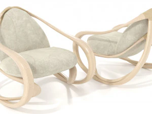 poltrona a dondolo move-lw-lbv Modello 3D