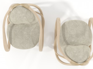 rocking armchair move-lw-lbv 3D Model