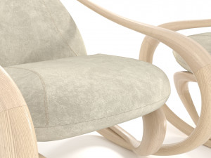 rocking armchair move-lw-lbv 3D Model