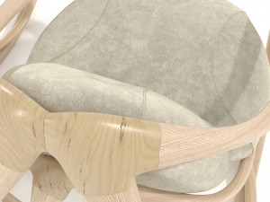 rocking armchair move-lw-lbv 3D Model
