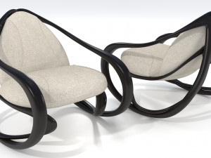 rocking armchair move-dw-lfab Modelo 3D