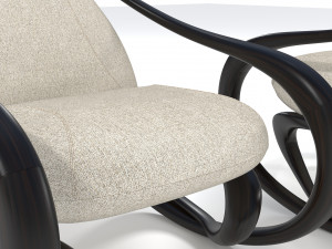 rocking armchair move-dw-lfab 3D 모델
